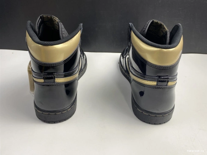 GOLD AIR 1 BLACK HIGH (2020) JORDAN 555088-032 METALLIC RETRO 1020